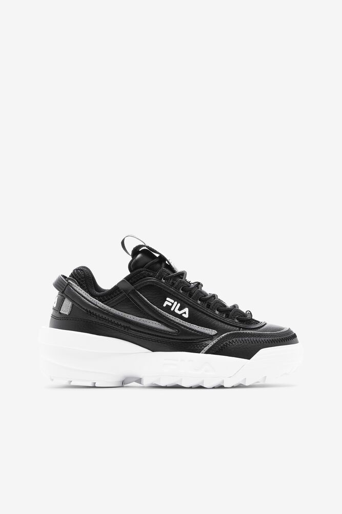 Fila Disruptor 2 Exp Black/White Sneakers Womens - NZ 23568-MOCD